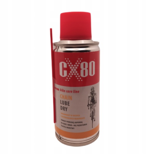 Suchy Smar do Łańcucha CX80 BIKE DRY LUBE 150ml Spray z Rurką do Roweru