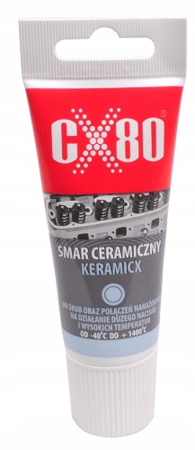 CX80 KERAMICX Smar ceramiczny do hamulców wydechu Przemysłowy W TUBCE 40g